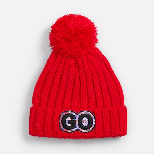 Шапка HappyGo, красная: сублимация и 17570.60 заготовка из фетра felt s, белая — пример готового нанесения, фото 1 из 4