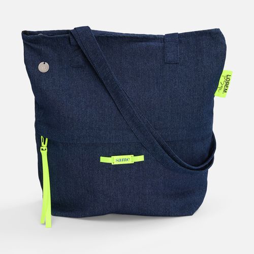 Сумка для покупок Denimate, темно-синяя: пример оформления из каталога поставщика, фото 1 из 6