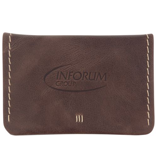 Футляр для визиток Coretto: тиснение — пример готового нанесения, фото 1 из 2