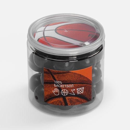 Фундук в шоколадной глазури Sweet Bit, ver.2: наклейка пвх и цифровая печать на вставке под крышкой — пример готового нанесения, фото 1 из 4