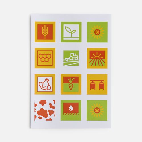 Наклейки бумажные Sticker Pack на заказ, M: пример оформления из каталога поставщика, фото 1 из 4