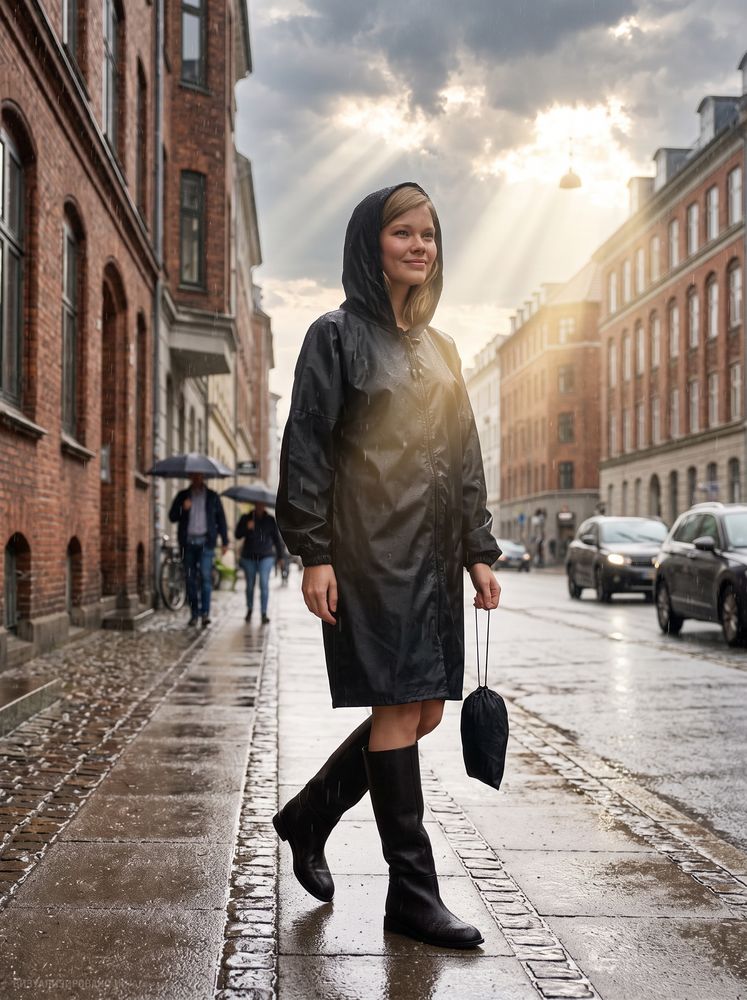 Дождевик Rainman Zip, черный — фотография товара 14 из 18