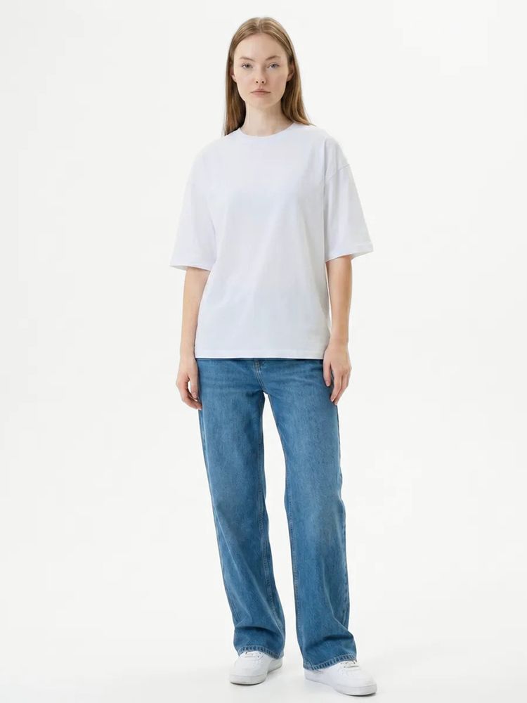 Футболка Oversize Premium 210, белая — фотография товара 6 из 9