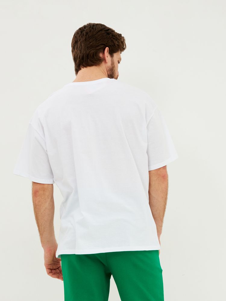 Футболка Oversize Premium, белая — фотография товара 6 из 10