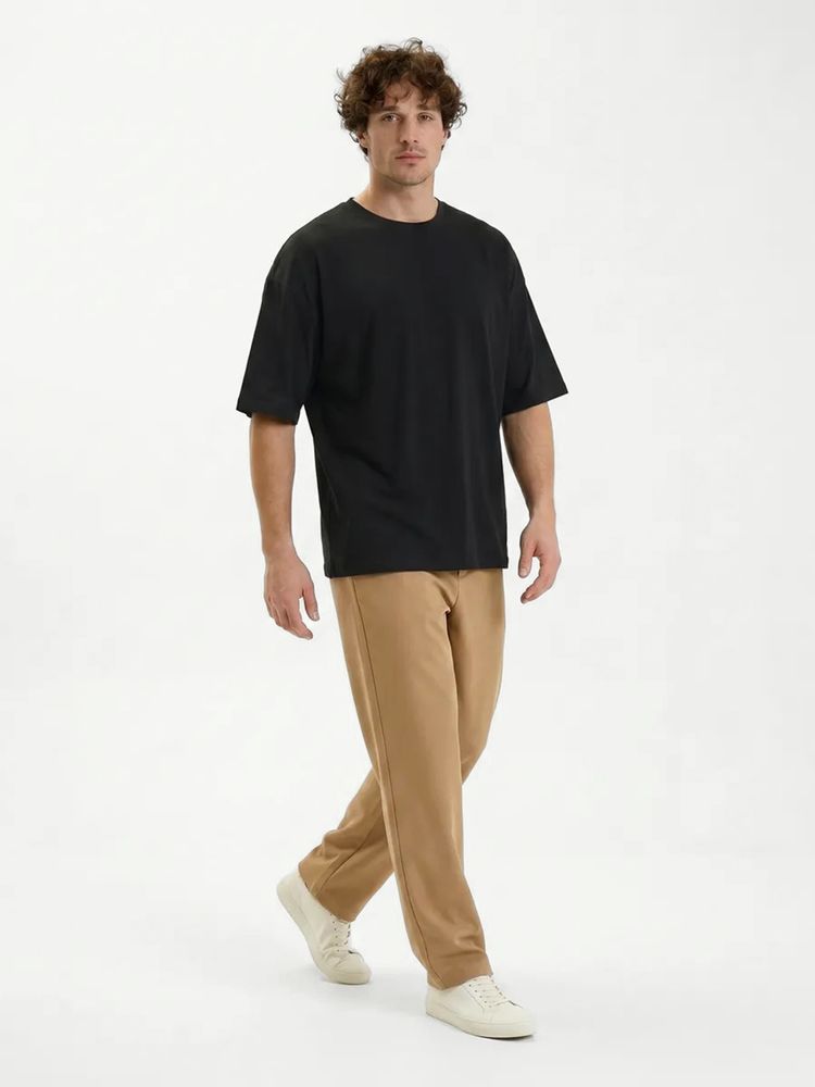 Футболка Oversize Premium 210, черная — фотография товара 6 из 10