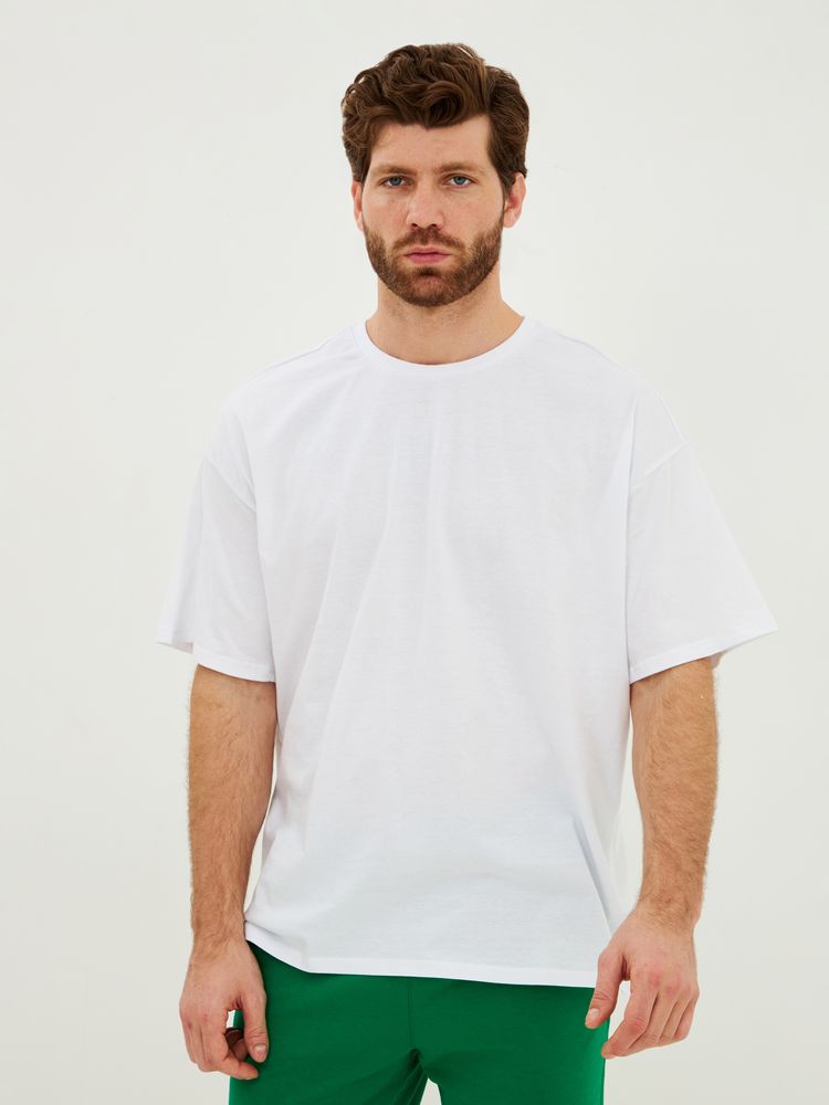 Футболка Oversize Premium, белая — фотография товара 4 из 10