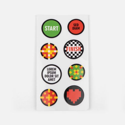 Наклейки UV-DTF Sticker Pack на заказ, M: пример оформления из каталога поставщика, фото 1 из 17