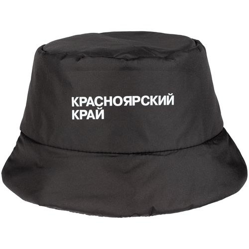 Панама утепленная Shelter, черная: dtf-печать — пример готового нанесения, фото 1 из 2