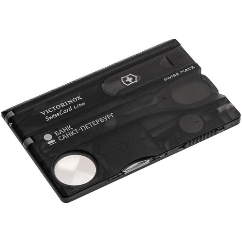 Набор инструментов SwissCard Lite, черный: тампопечать — пример готового нанесения, фото 1 из 2