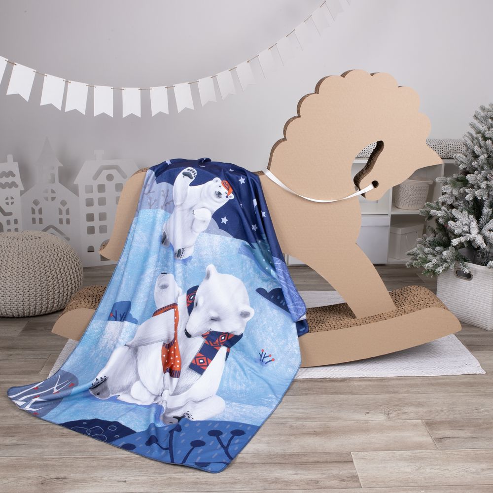 Флисовый плед Wintart Bear — фотография товара 5 из 5