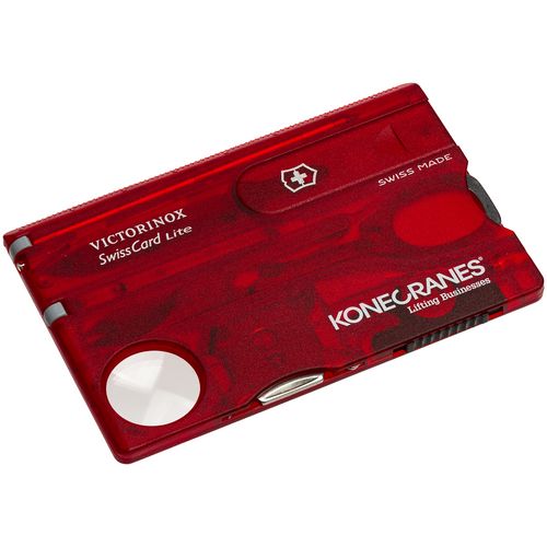 Набор инструментов SwissCard Lite, красный: тампопечать — пример готового нанесения, фото 1 из 2
