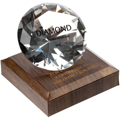 Стела Diamond, в подарочной коробке: пример оформления из каталога поставщика, фото 1 из 16
