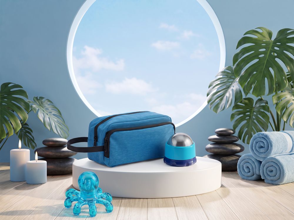 Массажный набор Comfortino, голубой — фотография товара 8 из 8