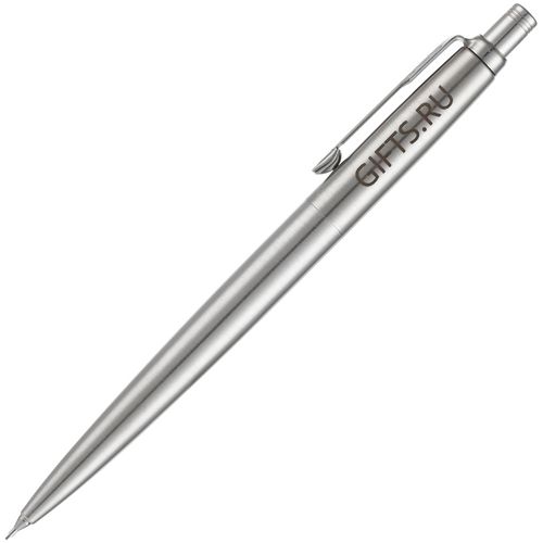 Карандаш механический Parker Jotter Stainless Steel Core B61: лазерная гравировка — пример готового нанесения, фото 1 из 4