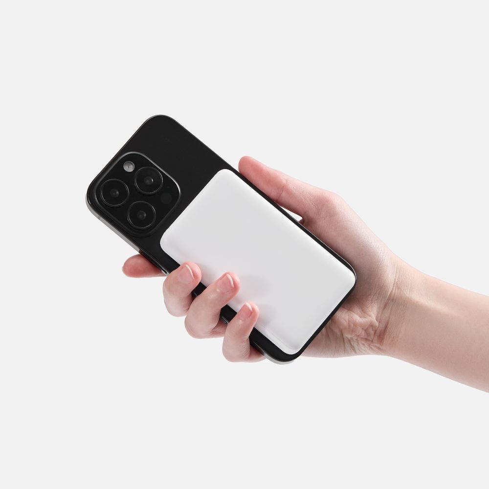 Магнитный аккумулятор Magback 5000 мАч, ver.2, белый — фотография товара 6 из 8