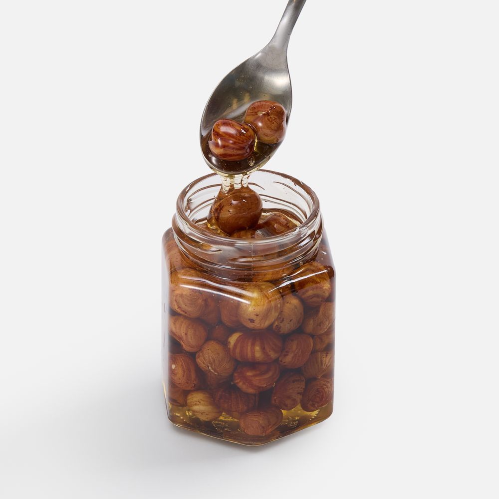 Мед Allnutty, с фундуком — фотография товара 3 из 3