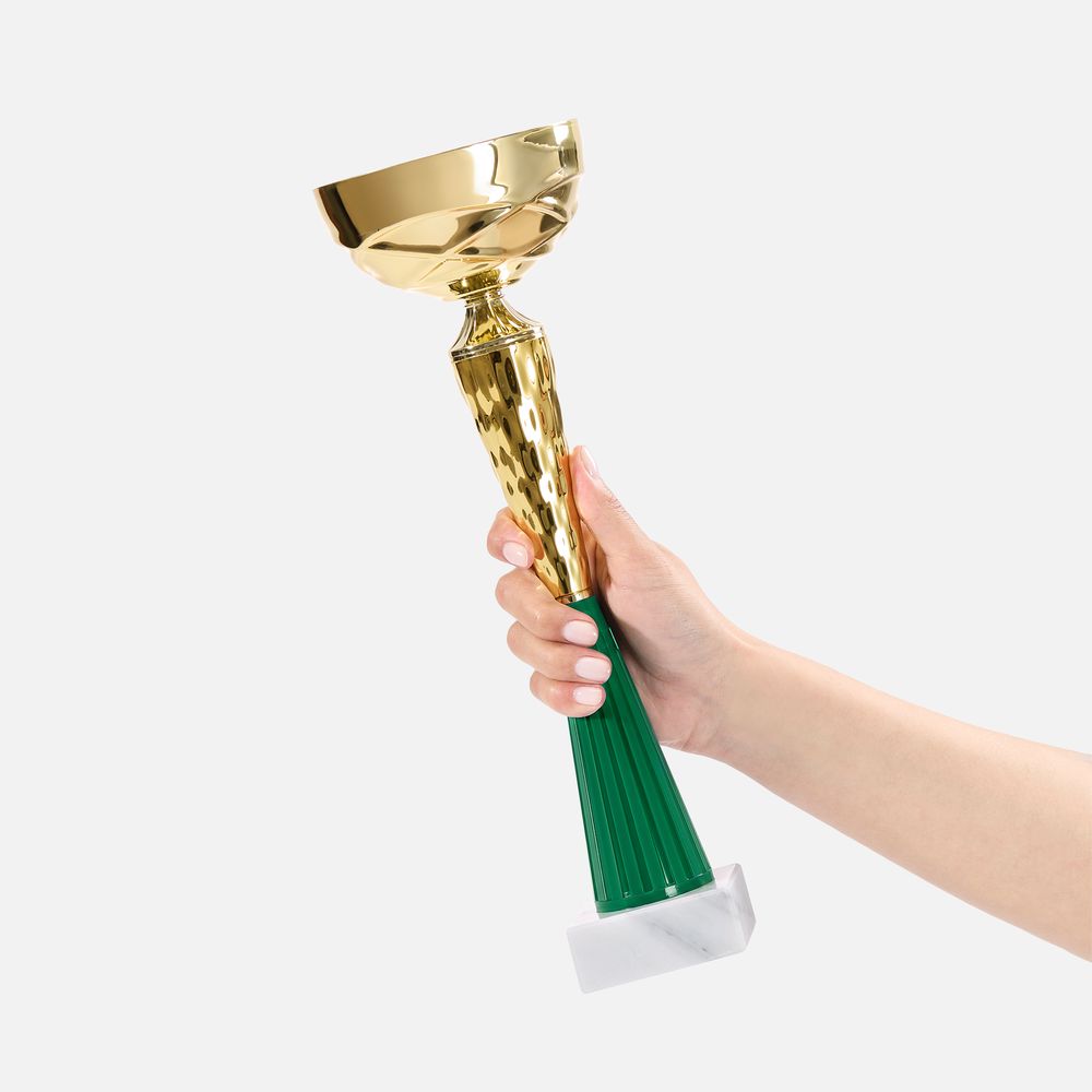 Кубок Kudos Spark, большой, зеленый — фотография товара 2 из 3