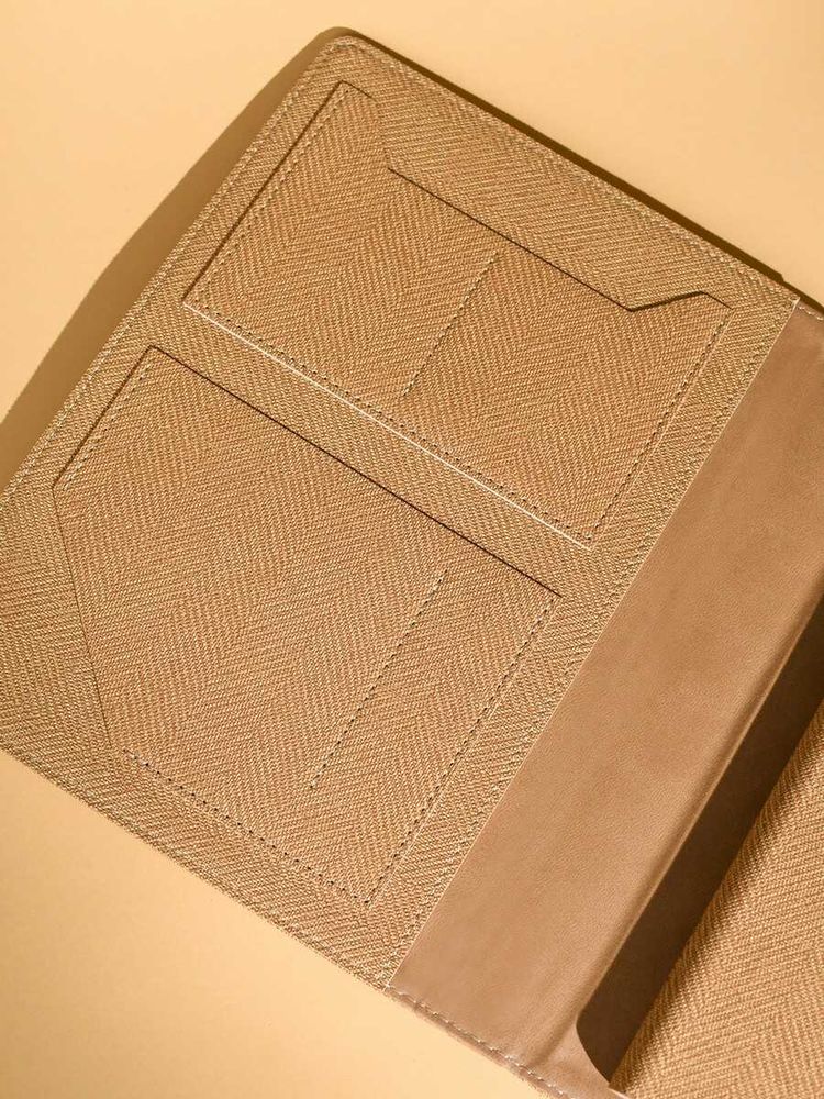 Ежедневник-органайзер Twill, недатированный, коричневый — фотография товара 15 из 20