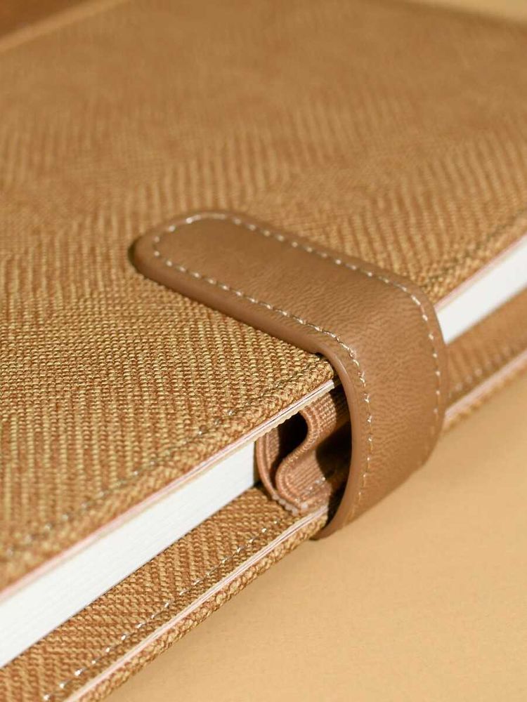 Ежедневник-органайзер Twill, недатированный, коричневый — фотография товара 19 из 20