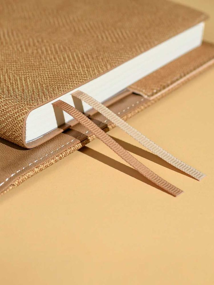 Ежедневник-органайзер Twill, недатированный, коричневый — фотография товара 18 из 20