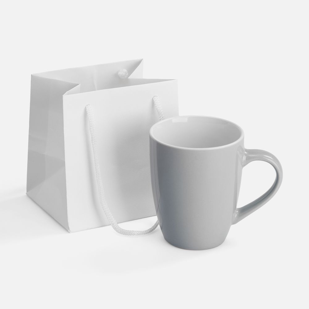 Пакет бумажный под кружку Cupfull, белый — фотография товара 3 из 3