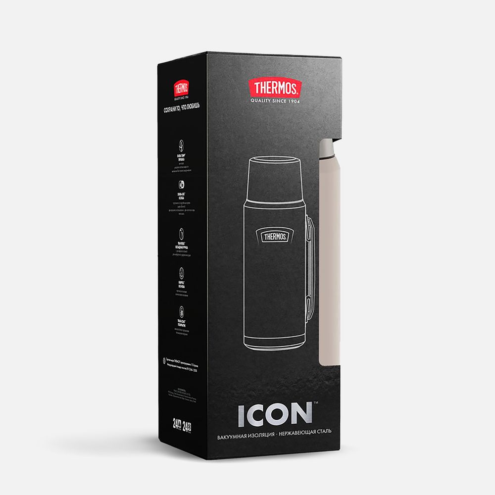 Термос Icon 1200, бежевый — фотография товара 9 из 9