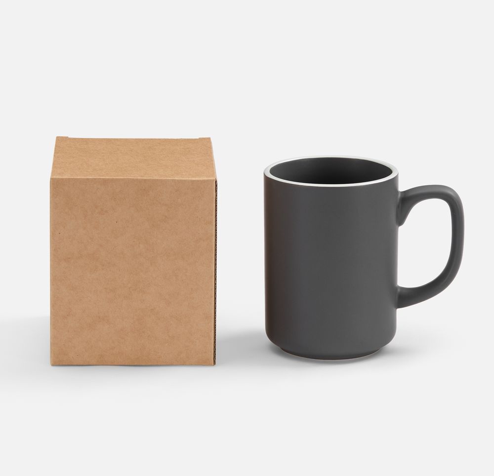 Коробка для кружки Mugful, крафт — фотография товара 4 из 4