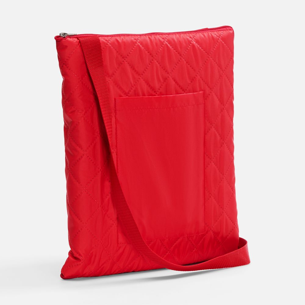Плед для пикника Soft & Dry, красный — флис, плотность 220 г/м²; полиэстер