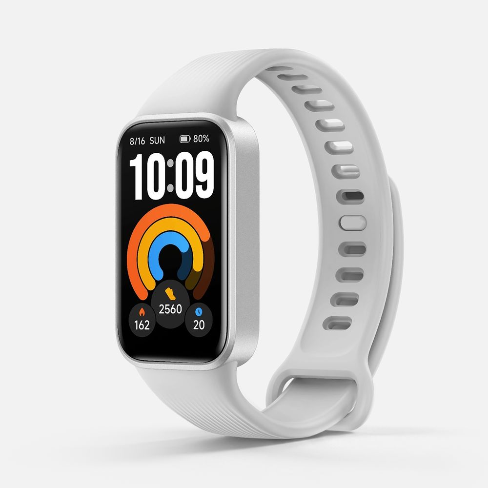 Фитнес-трекер Xiaomi Smart Band 11 Active, серебристый — корпус - пластик; ремешок - полиуретан