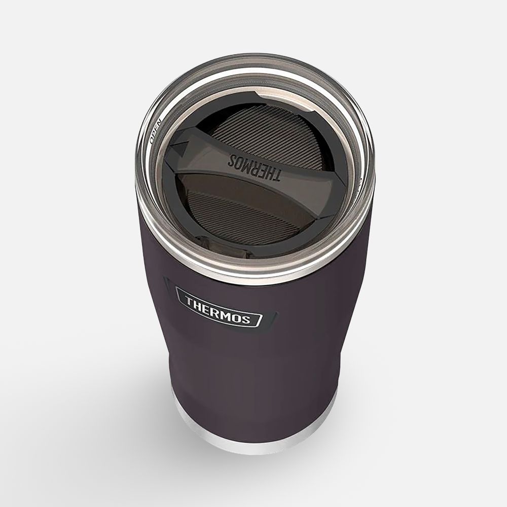 Термокружка Icon 710 с поворотной крышкой, черная — фотография товара 4 из 6