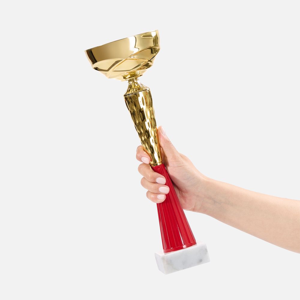Кубок Kudos Spark, большой, красный — фотография товара 2 из 3