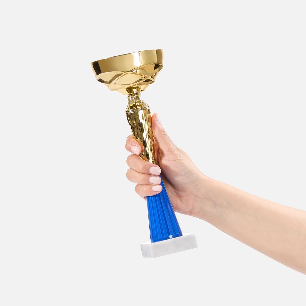 Кубок Kudos Spark, малый, синий — фотография товара 2 из 3