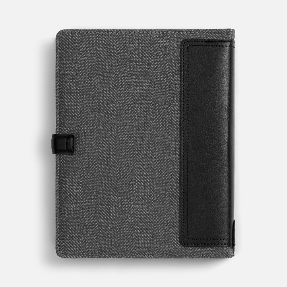 Ежедневник-органайзер Twill, недатированный, черный — фотография товара 2 из 14