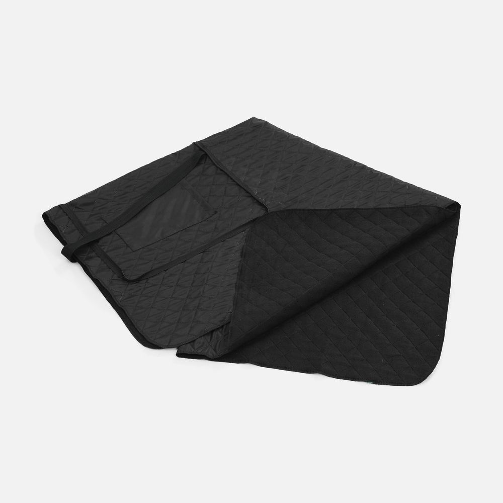 Плед для пикника Soft & Dry, черный — фотография товара 3 из 12