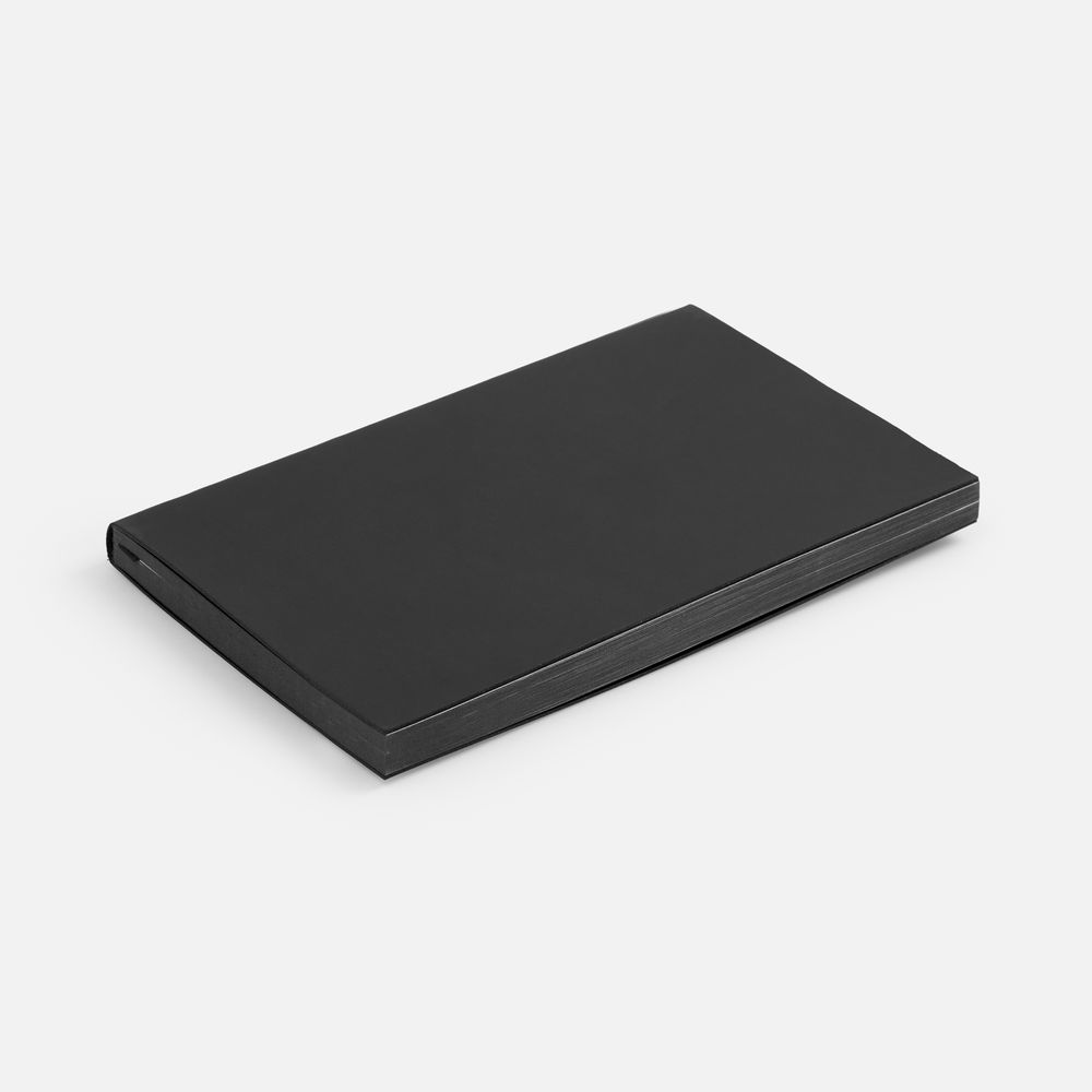Ежедневник Flat Mini, недатированный, черный — фотография товара 2 из 7