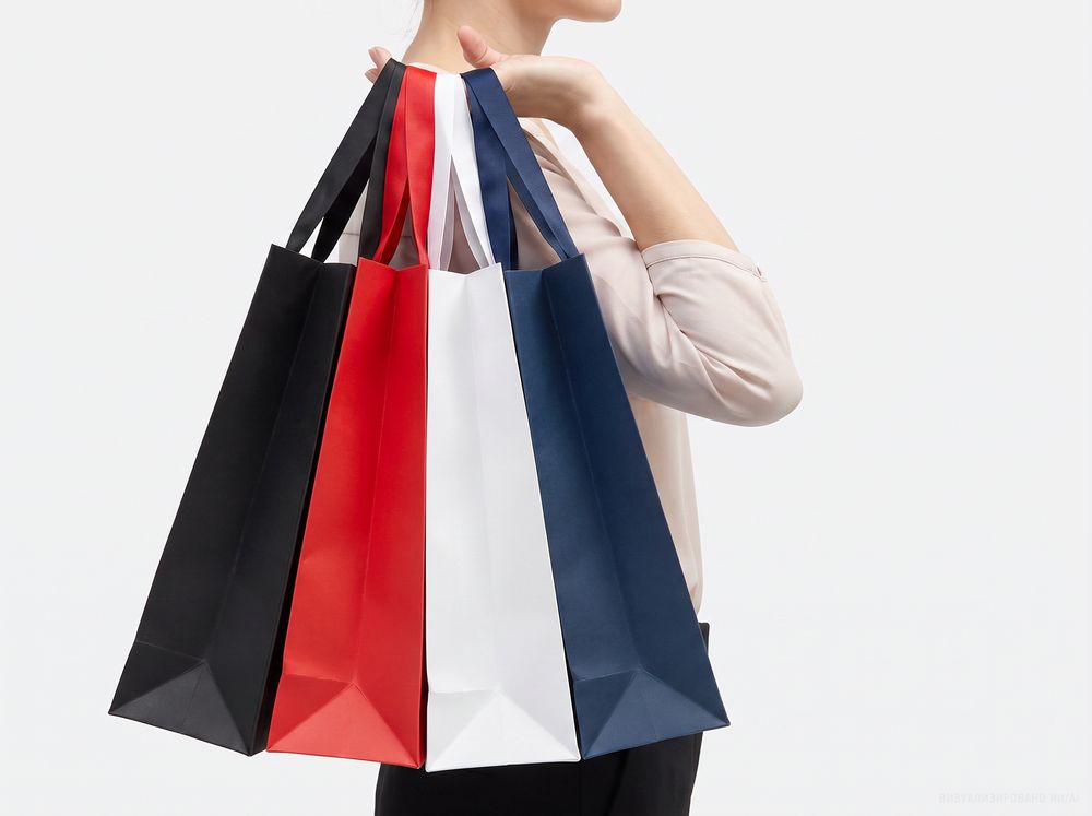 Пакет под бутылку Vindemia ver.2, темно-синий — фотография товара 6 из 7